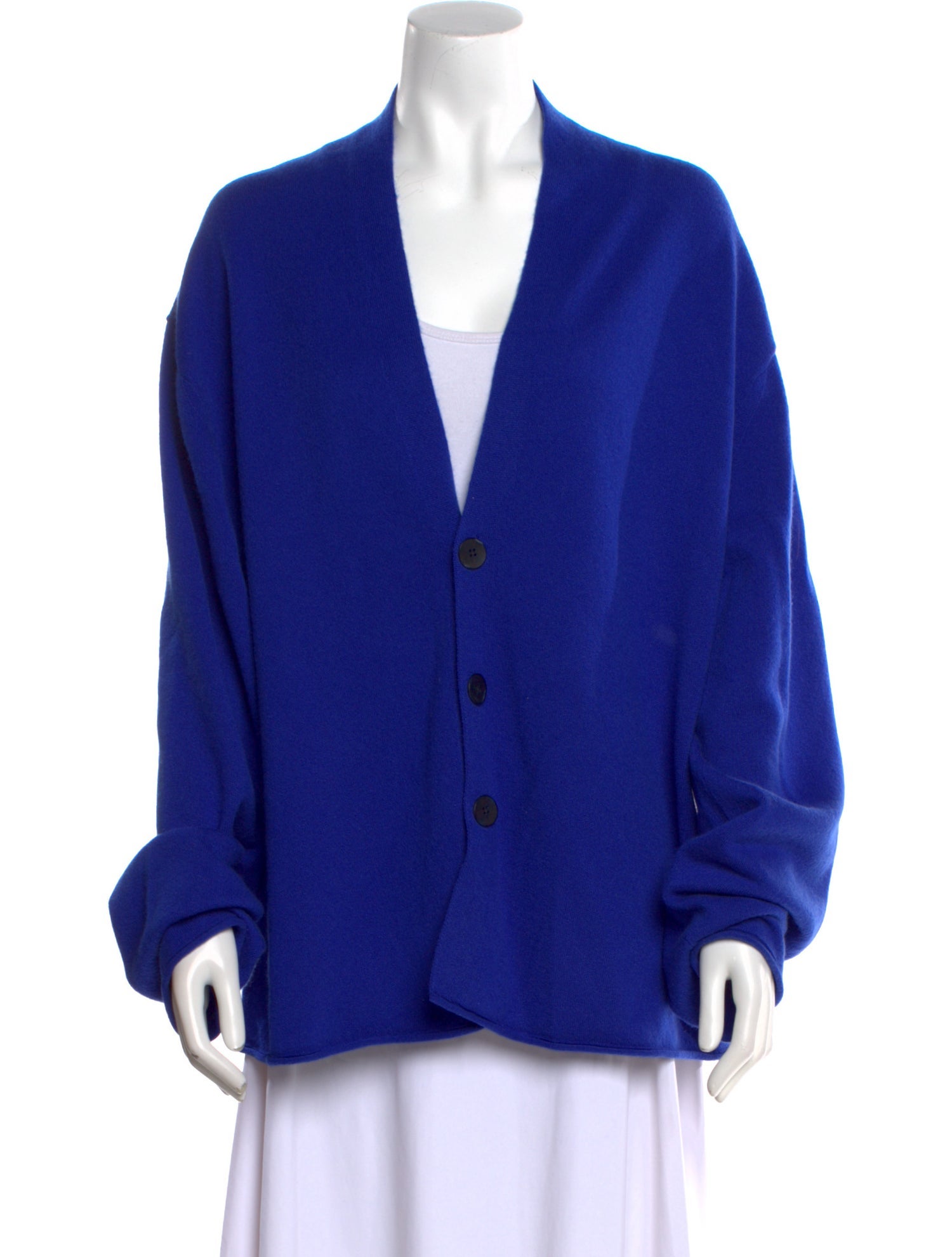 Guest in Residence Cashmere V-Neck Blouse