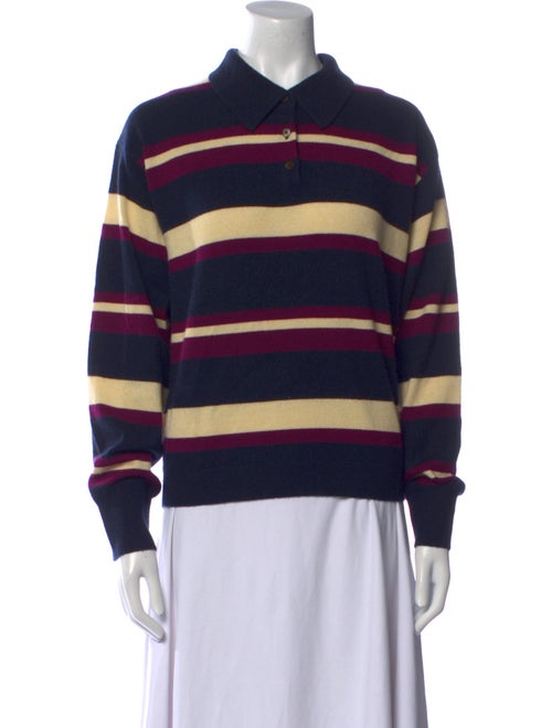 Guest in Residence Cashmere Striped Sweater