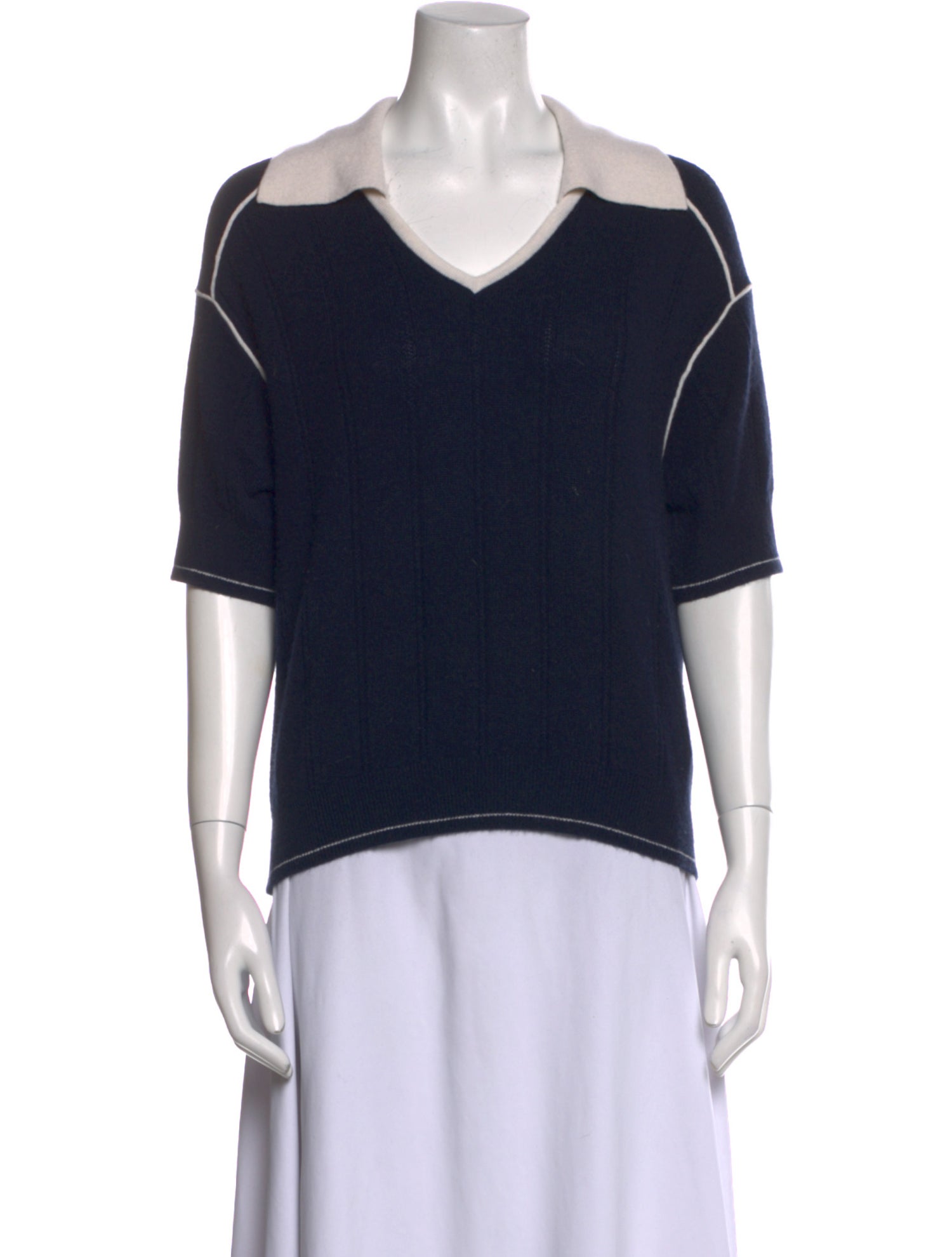 Guest in Residence Cashmere V-Neck Sweatshirt