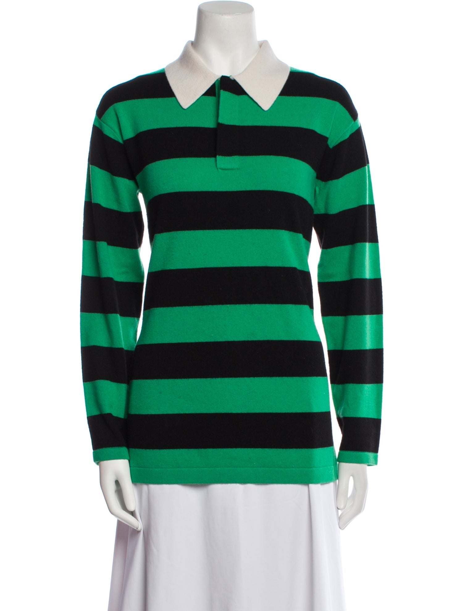 Guest in Residence Cashmere Striped Sweater