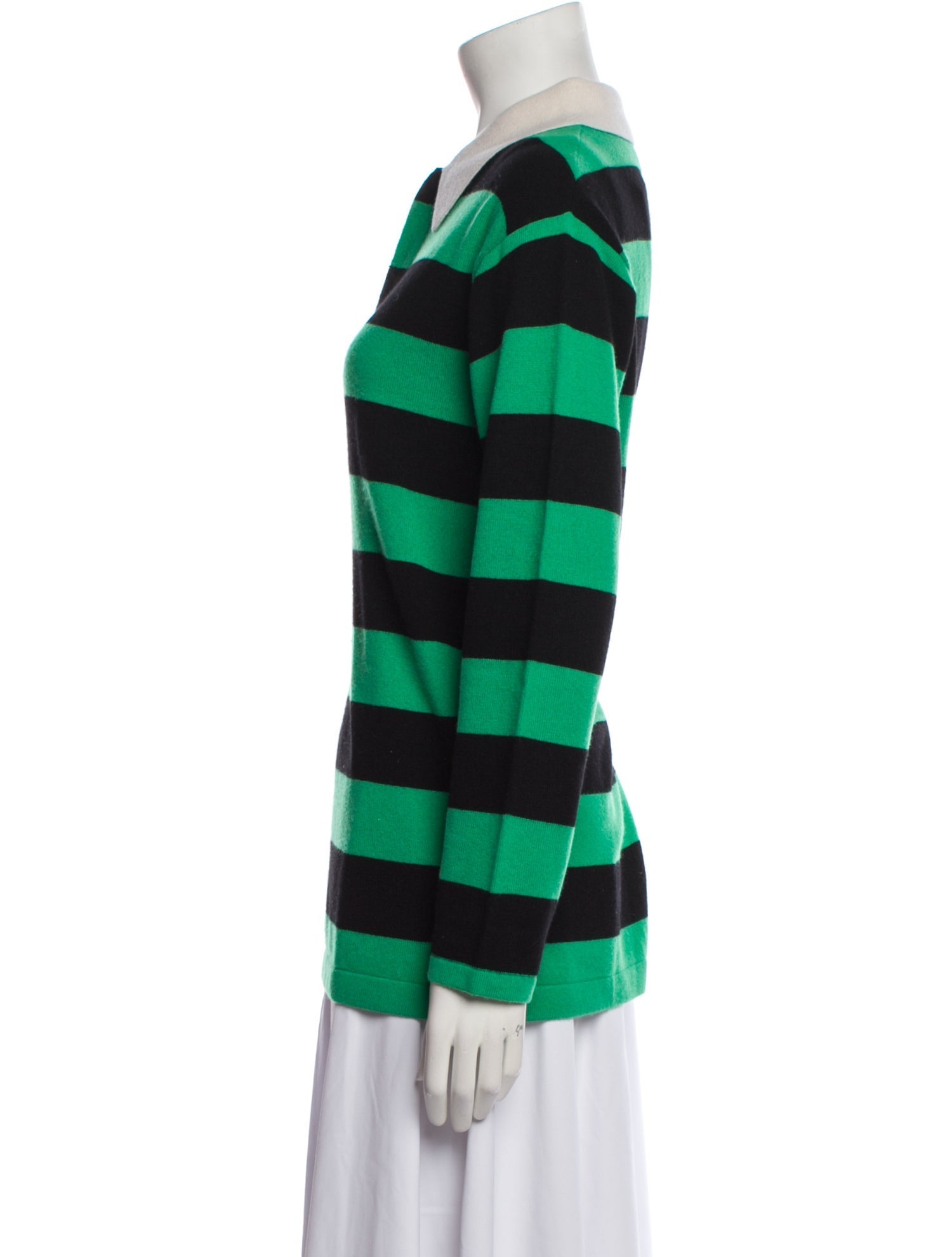 Guest in Residence Cashmere Striped Sweater