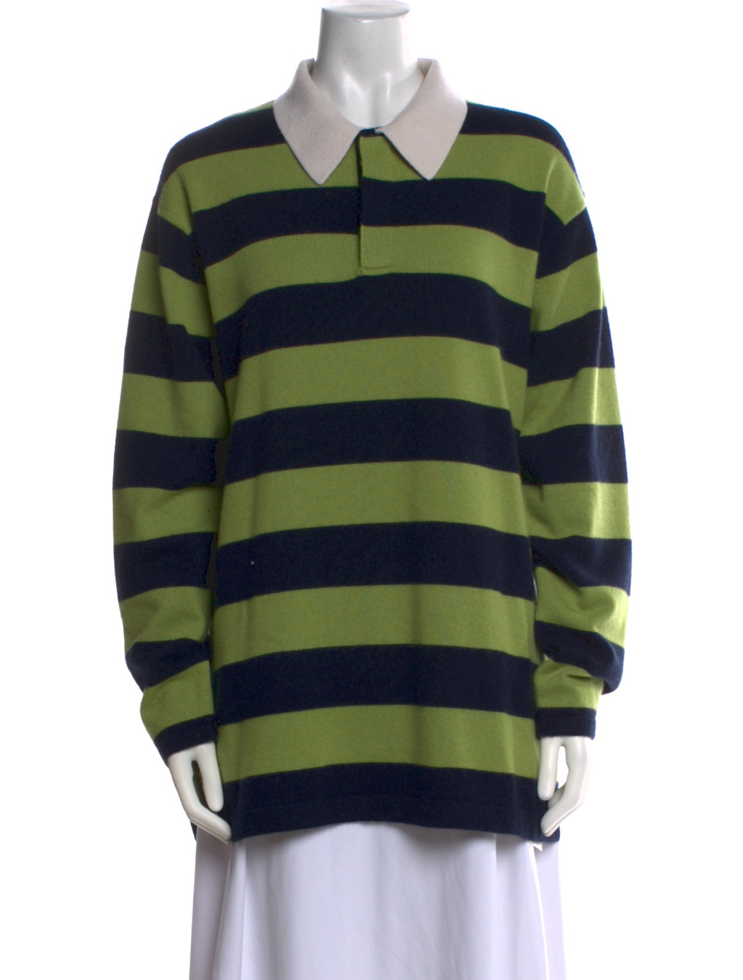 Guest in Residence Cashmere Striped Sweater