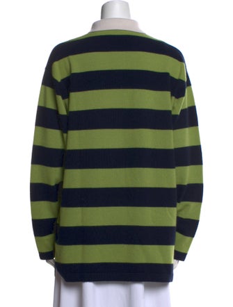 Guest in Residence Cashmere Striped Sweater