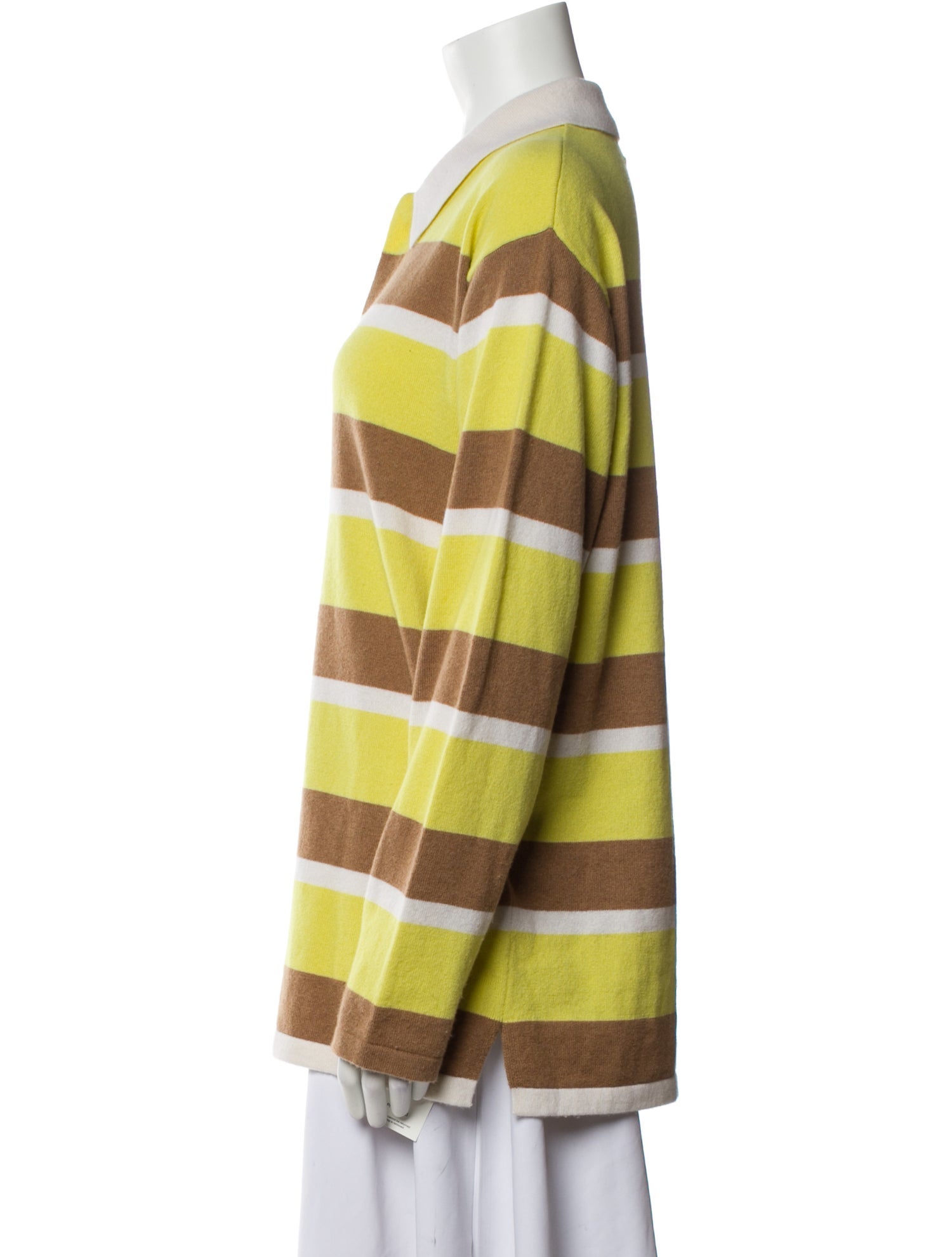 Guest in Residence Cashmere Striped Sweater