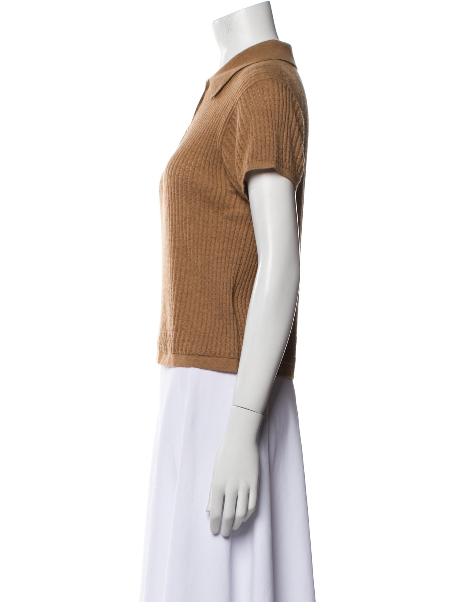 Guest in Residence Cashmere Short Sleeve Polo