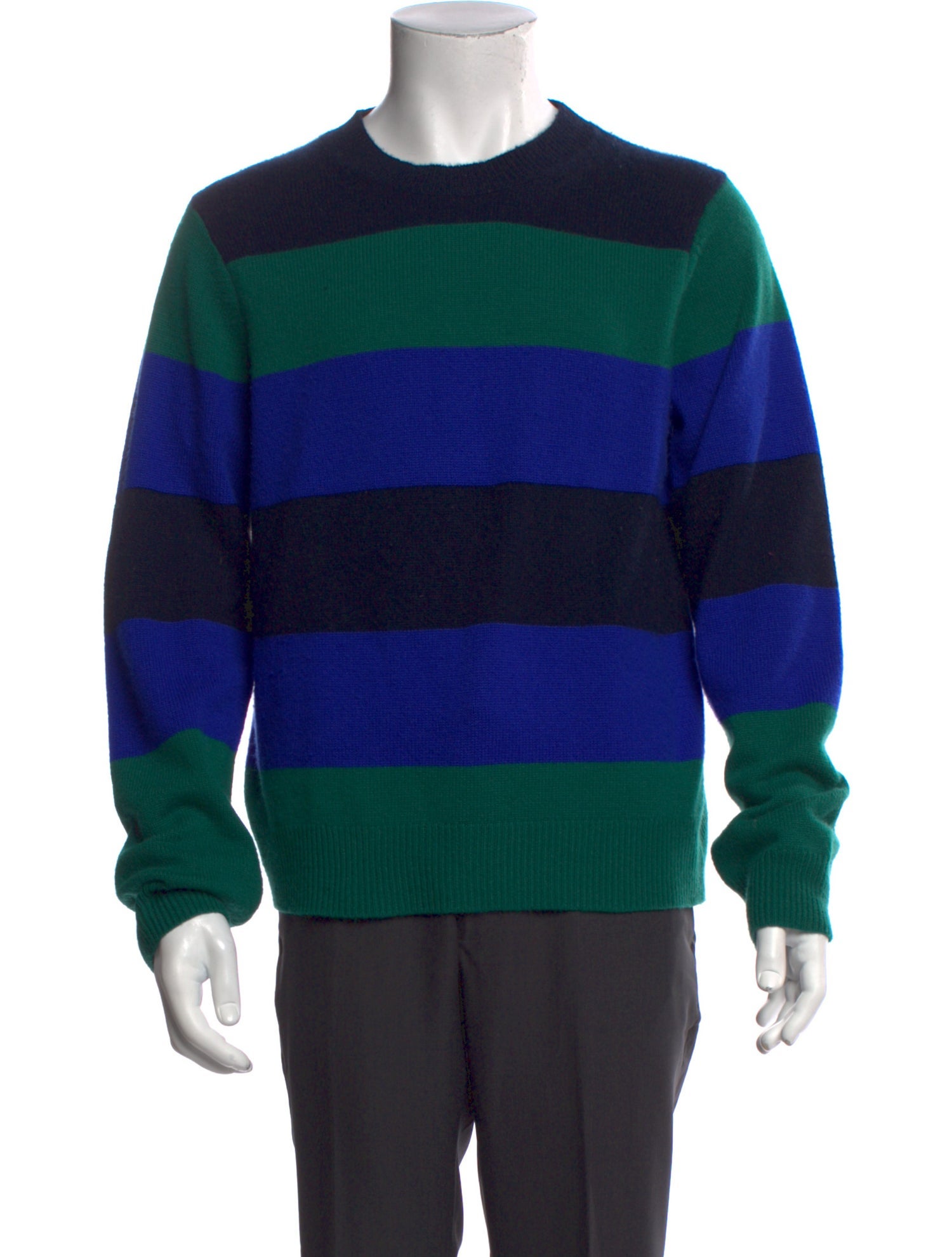 Guest in Residence Cashmere Striped Pullover