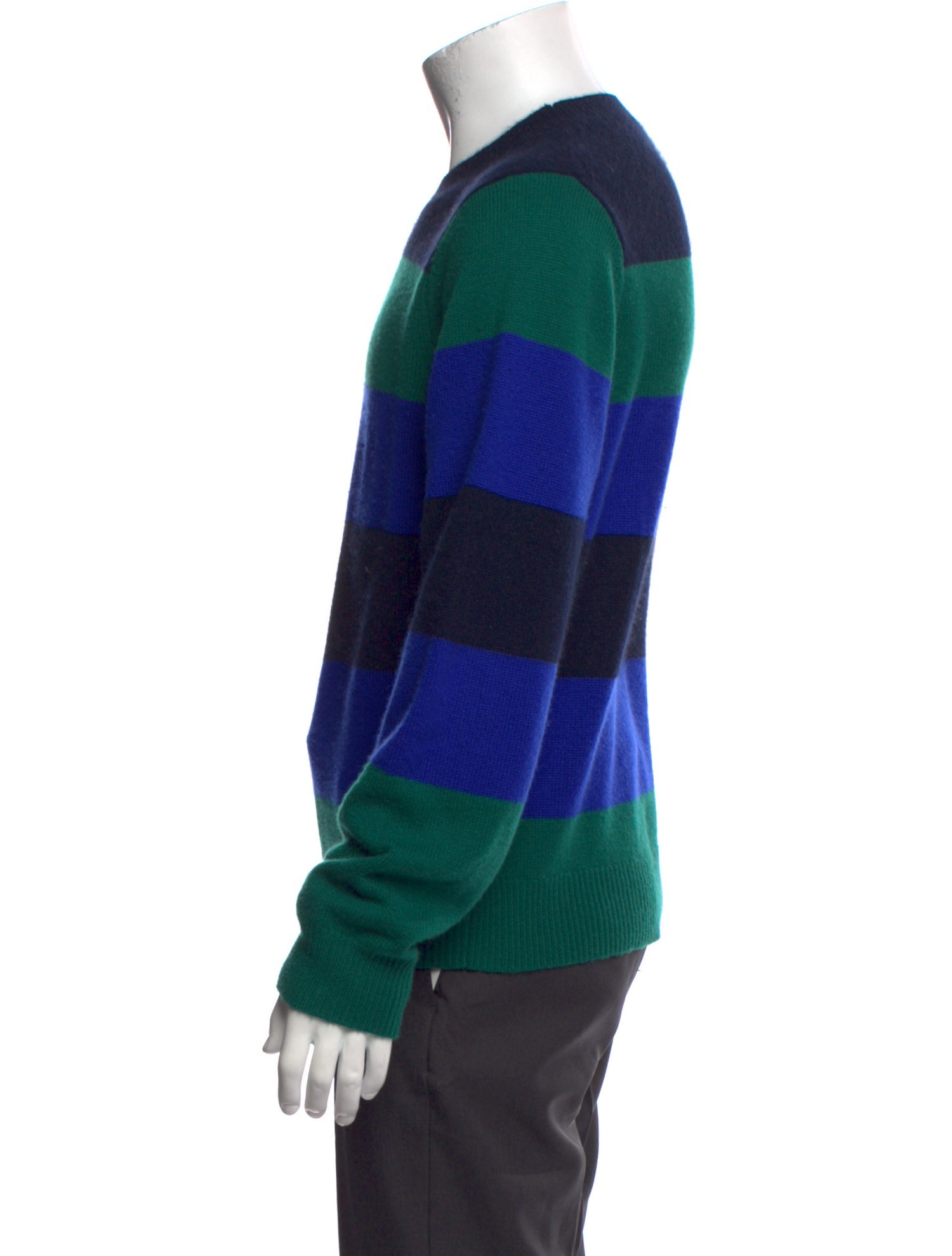 Guest in Residence Cashmere Striped Pullover