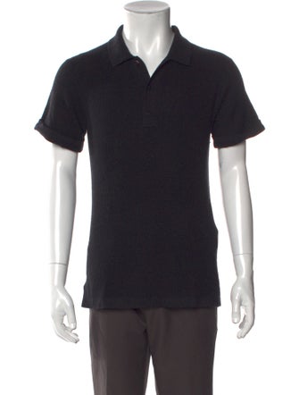 Guest in Residence Cashmere V-Neck Polo Sweater