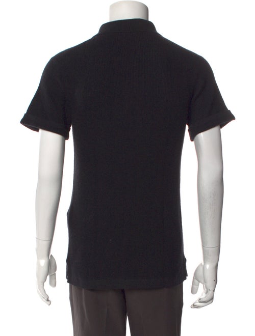 Guest in Residence Cashmere V-Neck Polo Sweater