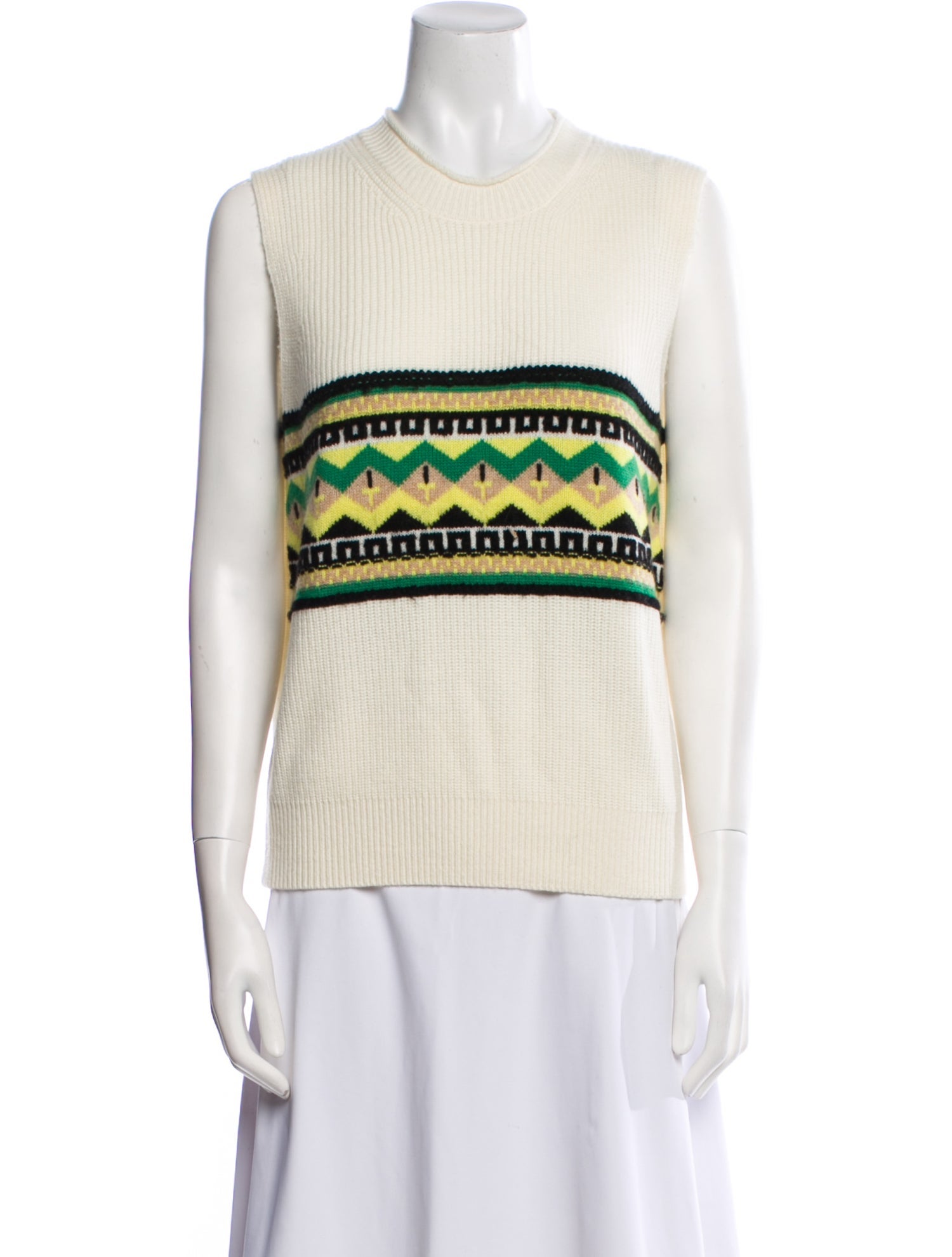 Guest in Residence Wool Striped Vest