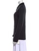 Guest in Residence Cashmere Long Sleeve Button-Up Top