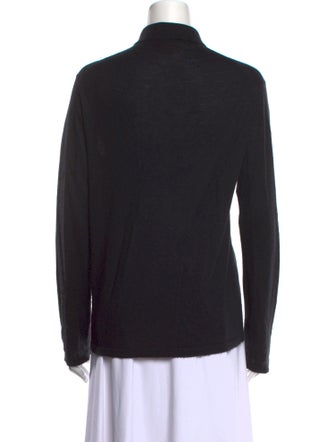 Guest in Residence Cashmere Long Sleeve Button-Up Top