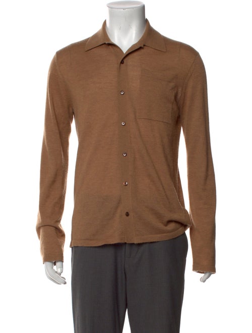 Guest in Residence Cashmere Collar Cardigan