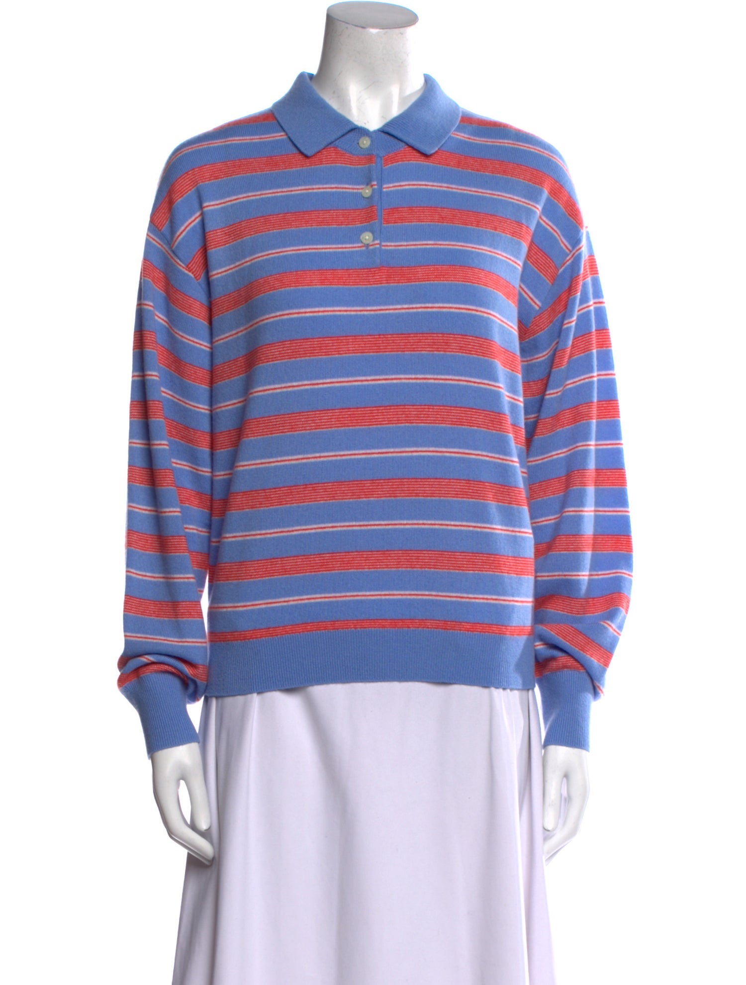Guest in Residence Cashmere Striped Sweater