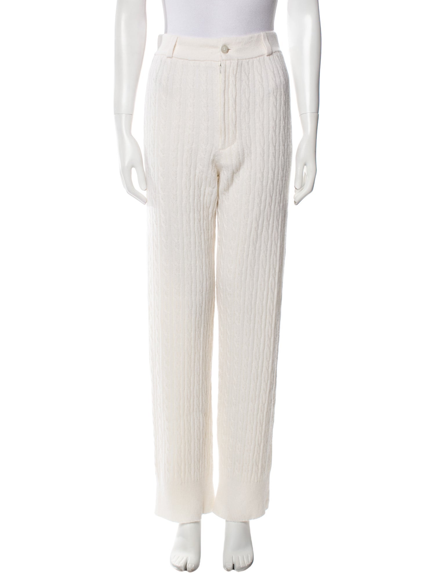 Guest in Residence Cashmere Straight Leg Pants