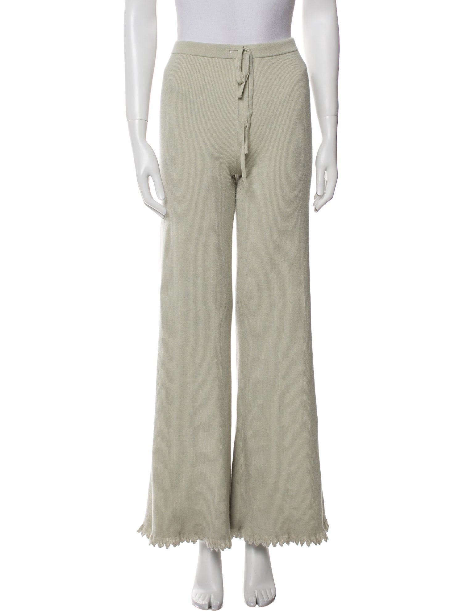 Guest in Residence Cashmere Ruffle Embellishment Sweatpants