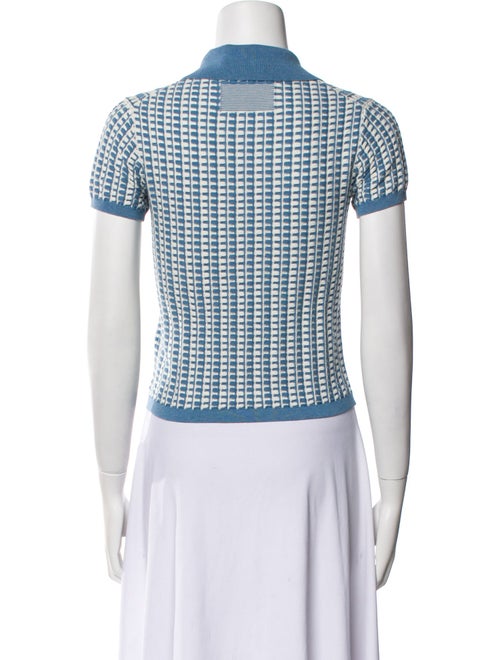 Guest in Residence Plaid Print Short Sleeve Polo