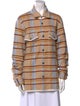 Guest in Residence Cashmere Plaid Print Sweater