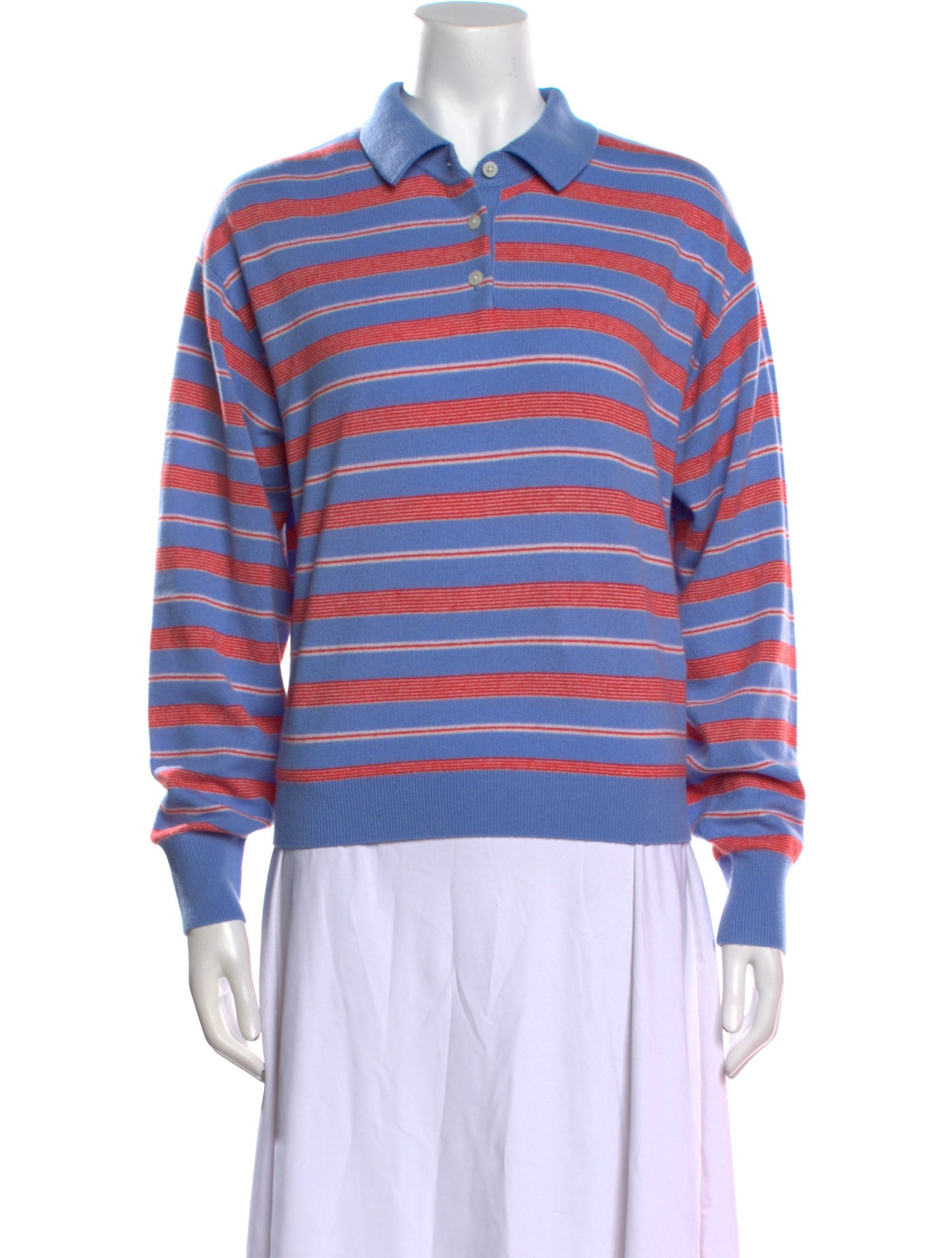 Guest in Residence Cashmere Striped Sweater