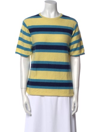 Guest in Residence Cashmere Striped Sweater