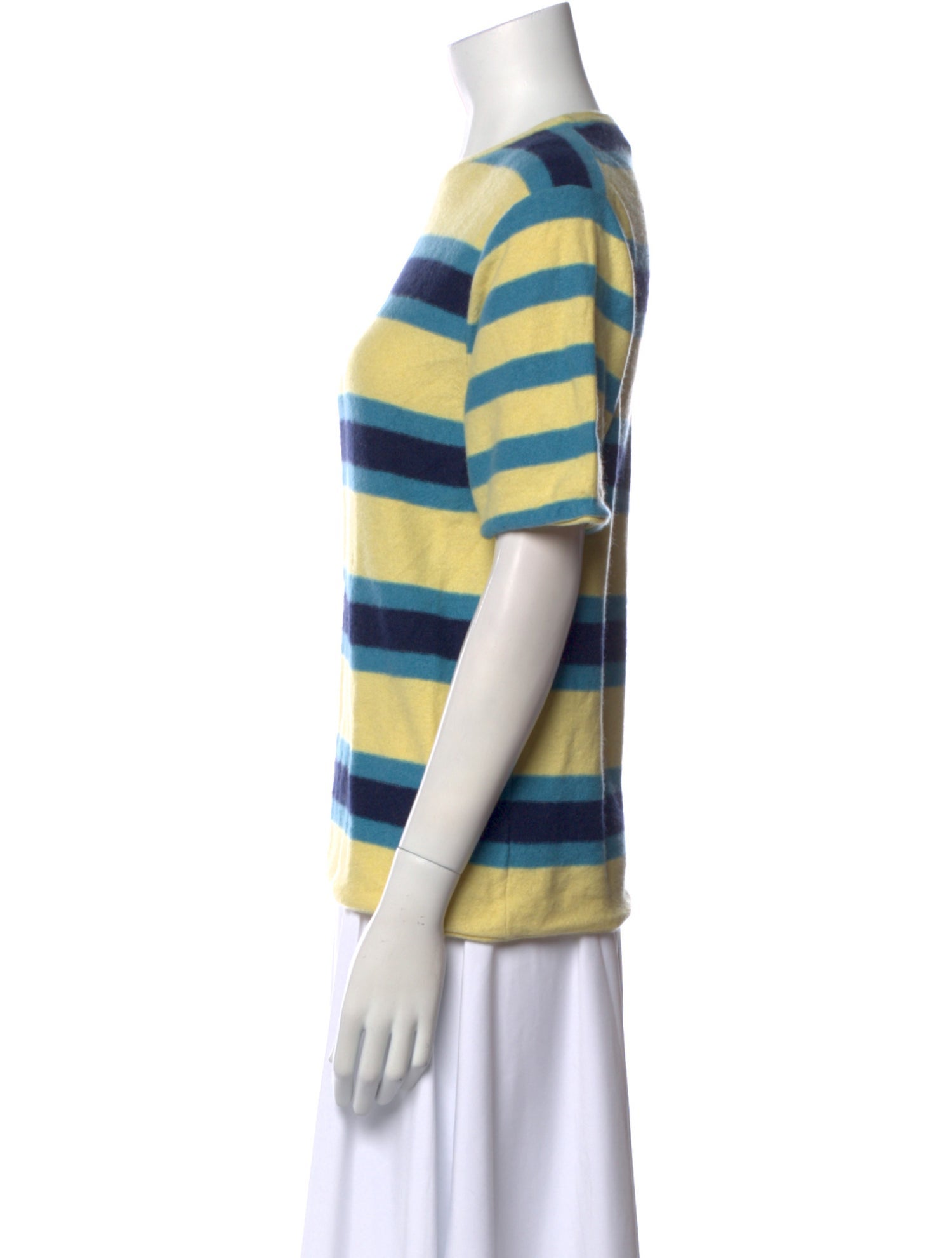 Guest in Residence Cashmere Striped Sweater