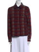 Guest in Residence Cashmere Plaid Print Sweater