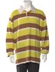 Guest in Residence Cashmere Striped Polo Sweater