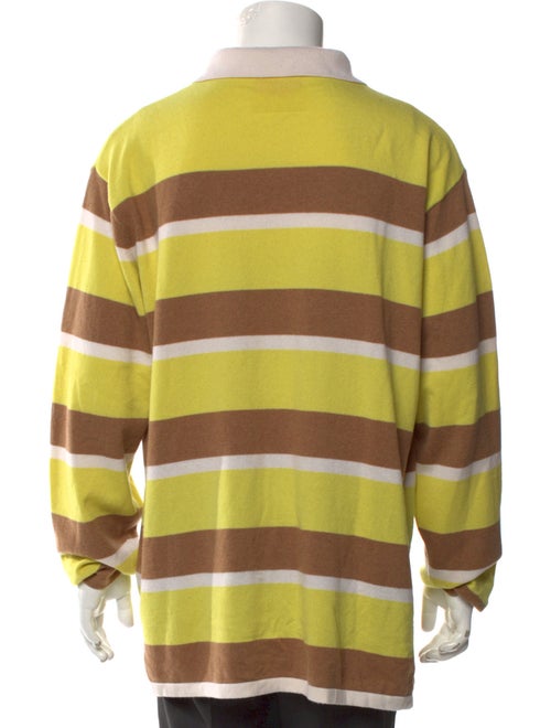 Guest in Residence Cashmere Striped Polo Sweater