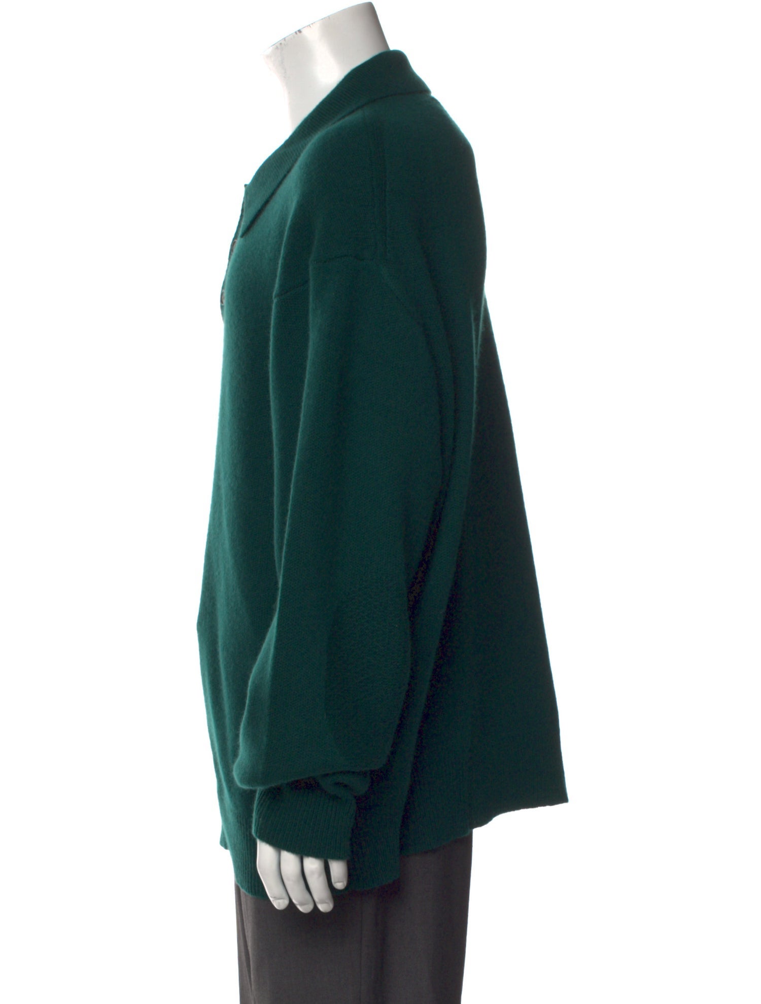 Guest in Residence Cashmere Collar Polo Sweater