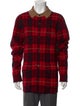 Guest in Residence Wool Plaid Print Polo Sweater