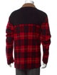 Guest in Residence Wool Plaid Print Polo Sweater