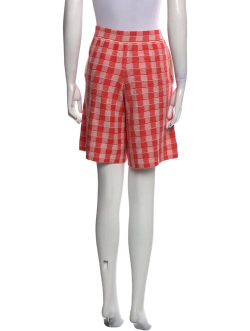 Guest in Residence Plaid Print Mini Shorts