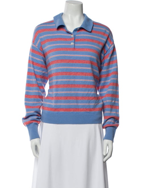 Guest in Residence Cashmere Striped Sweatshirt
