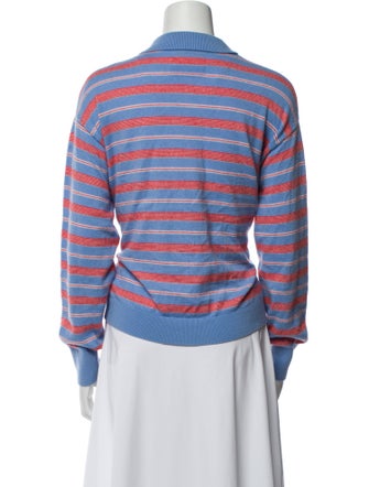 Guest in Residence Cashmere Striped Sweatshirt