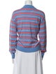 Guest in Residence Cashmere Striped Sweatshirt