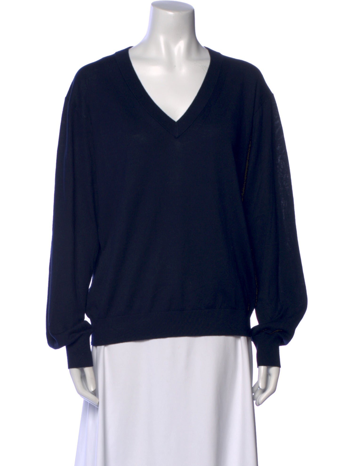 Guest in Residence Silk V-Neck Sweater