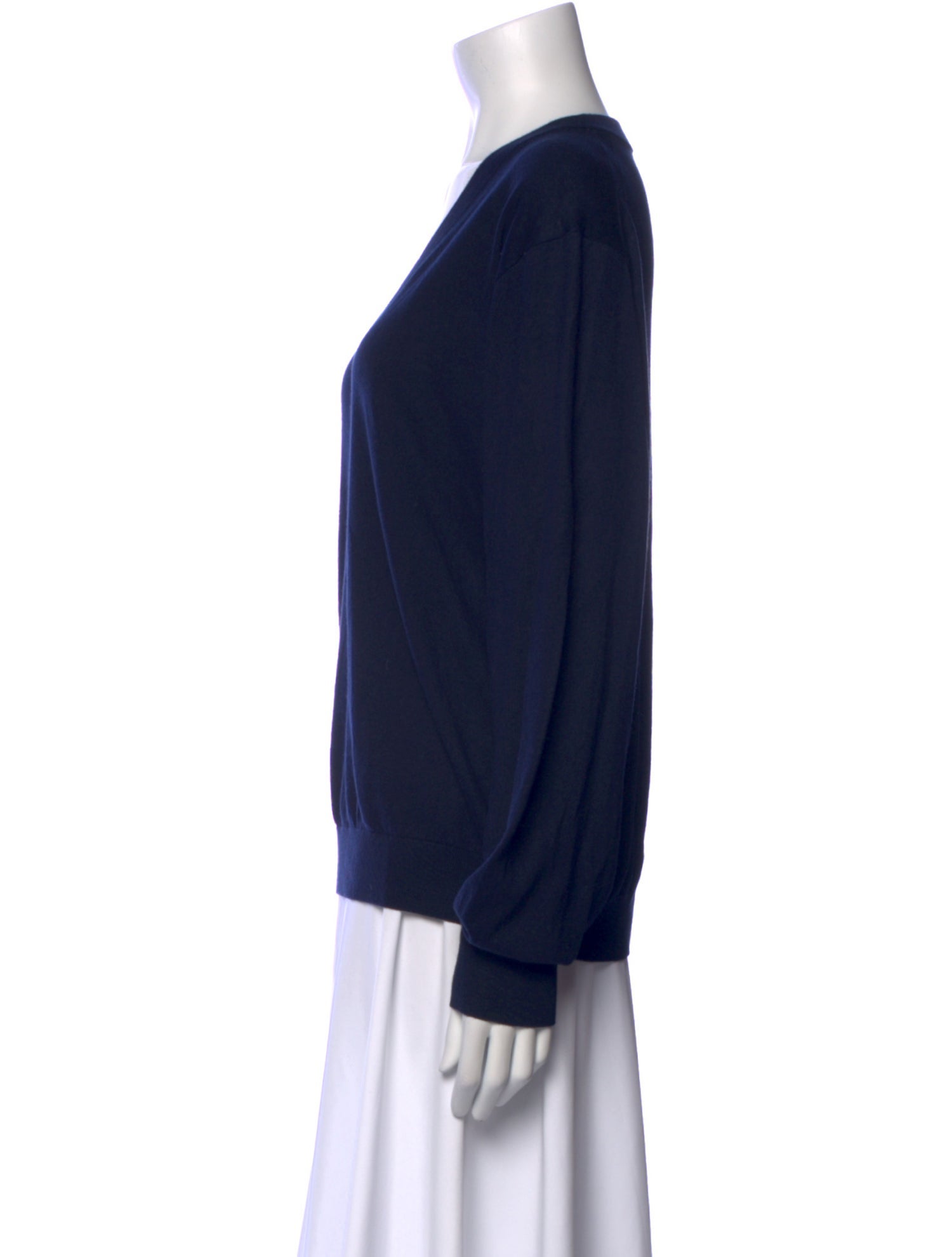 Guest in Residence Silk V-Neck Sweater