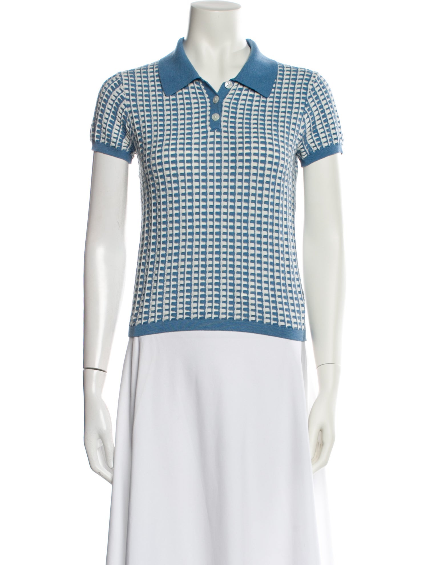 Guest in Residence Printed Crew Neck Sweater