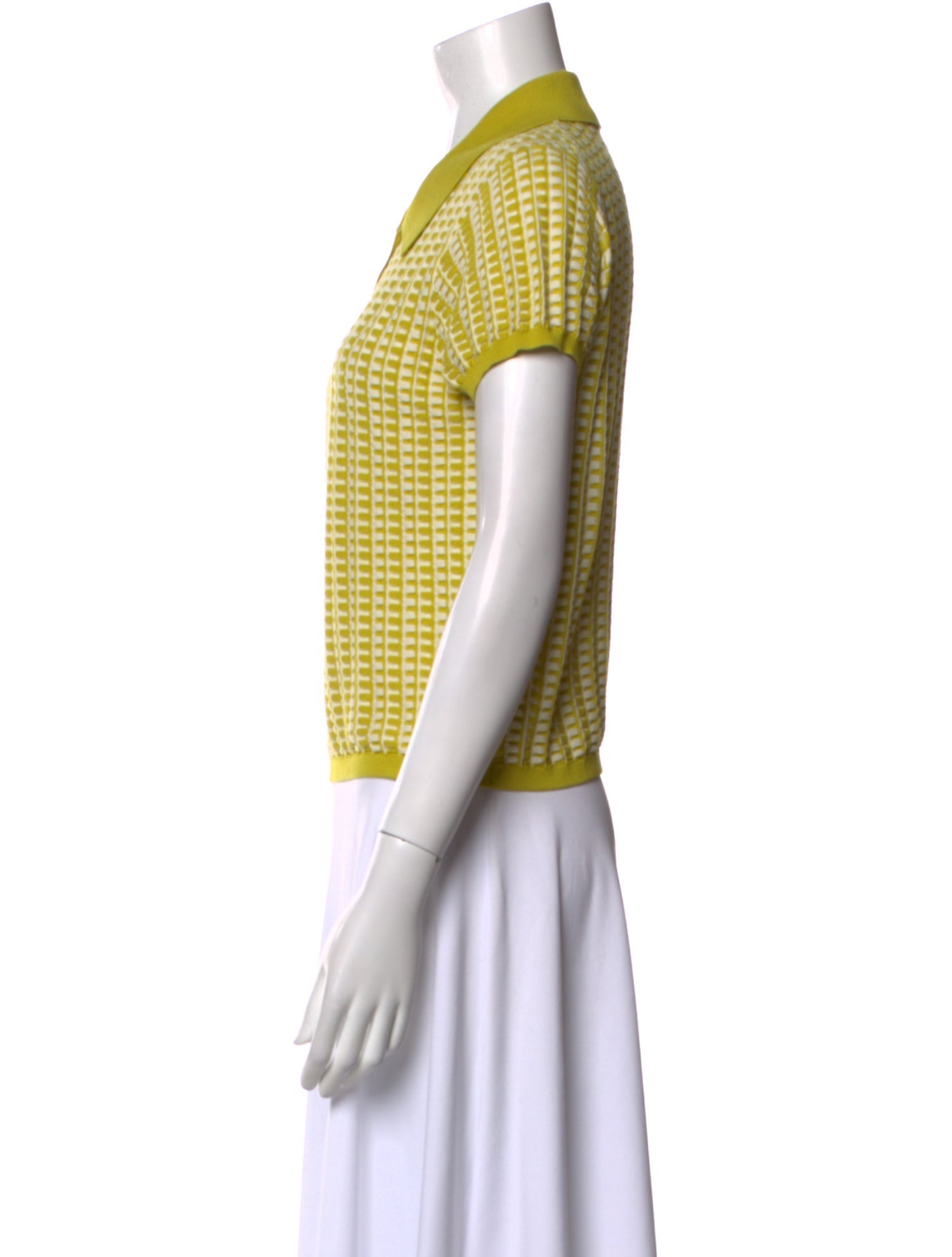 Guest in Residence Plaid Print Short Sleeve Polo