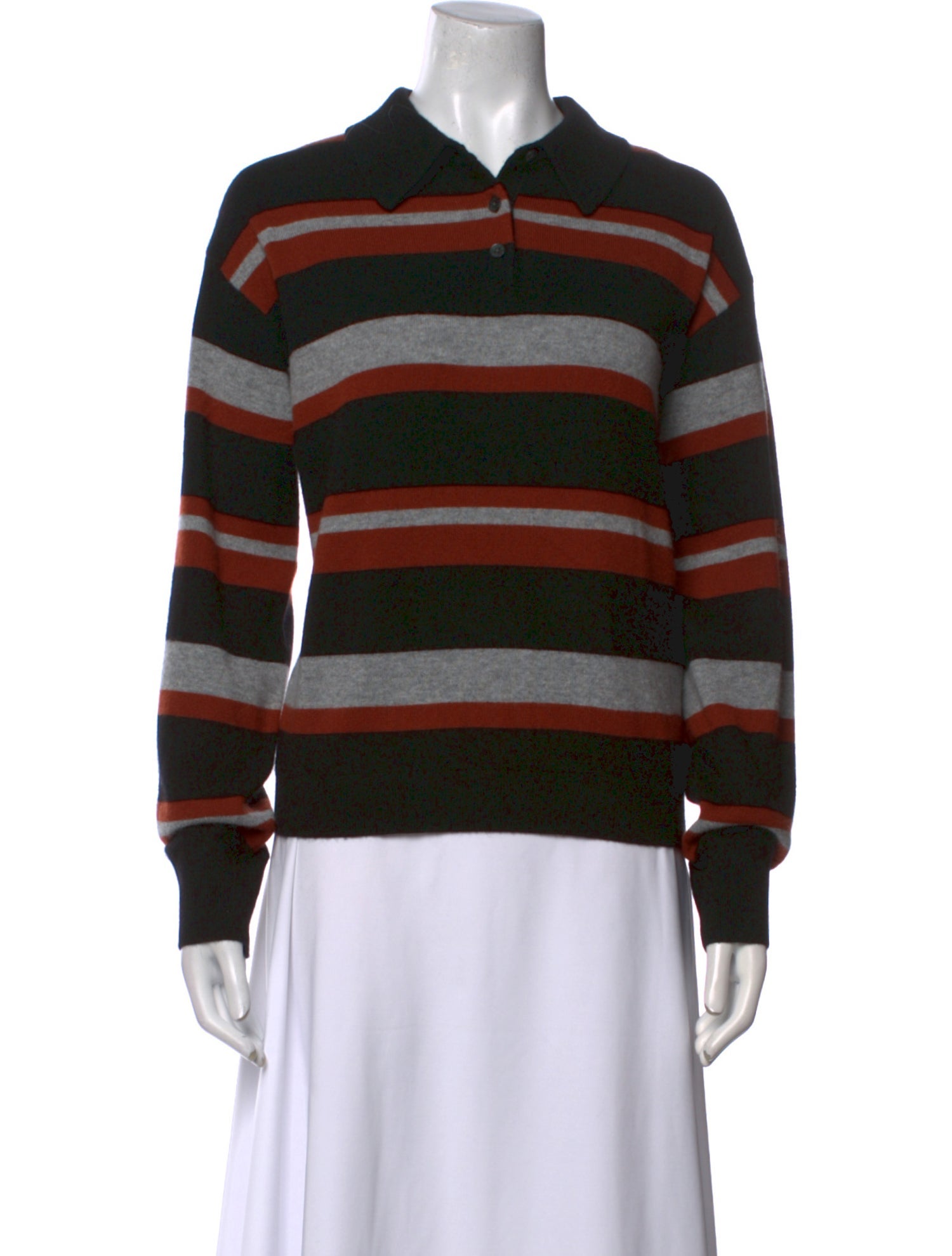 Guest in Residence Cashmere Striped Sweater