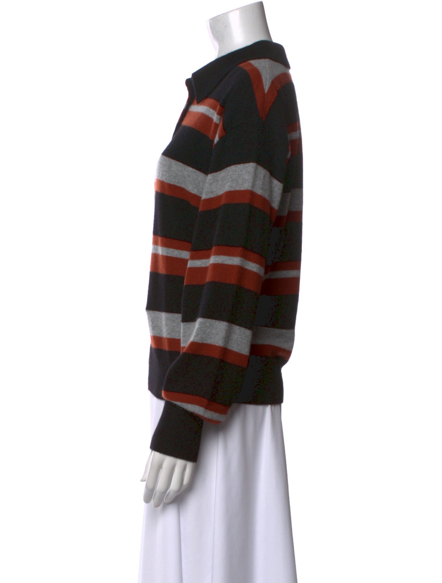Guest in Residence Cashmere Striped Sweater