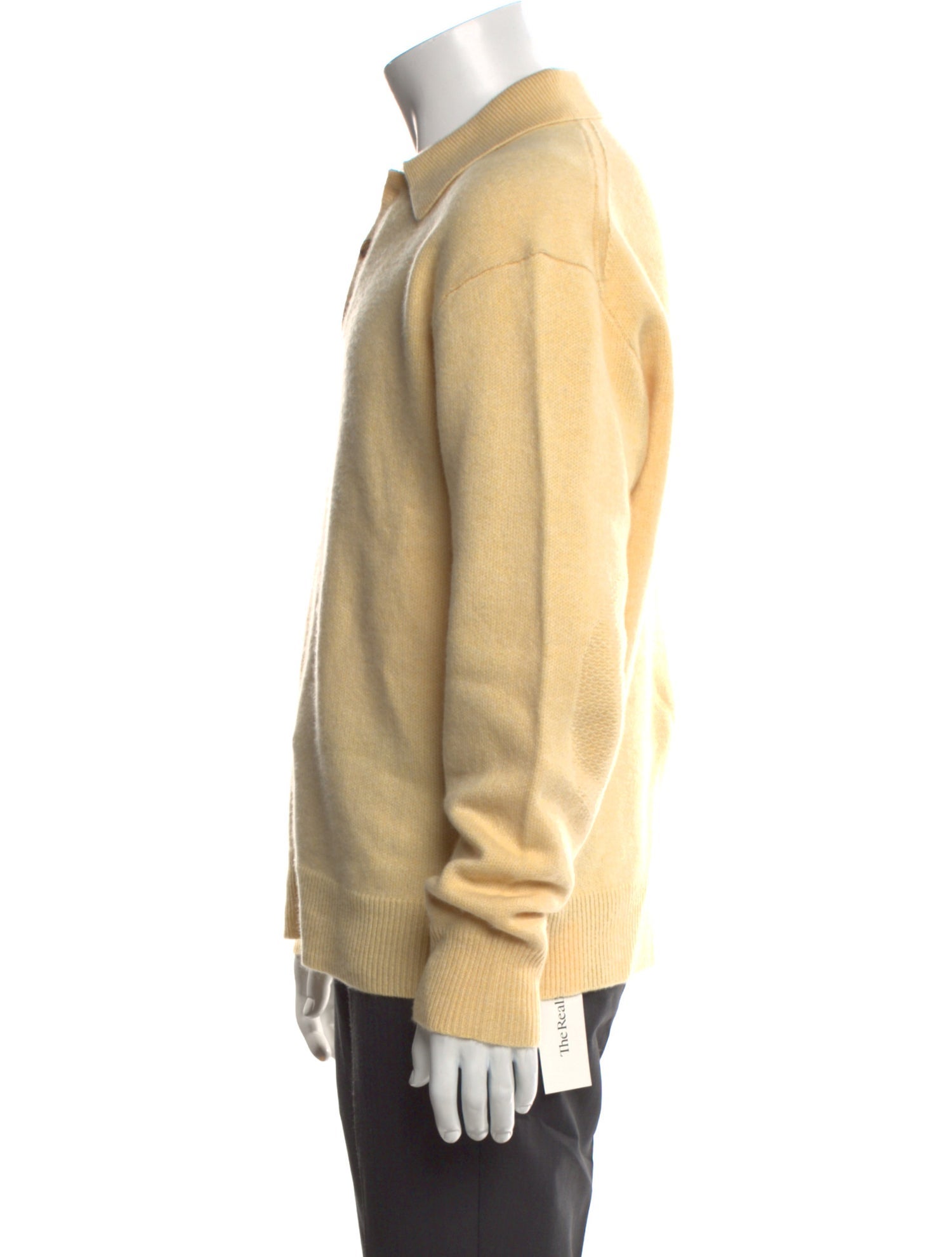 Guest in Residence Cashmere Collar Polo Sweater