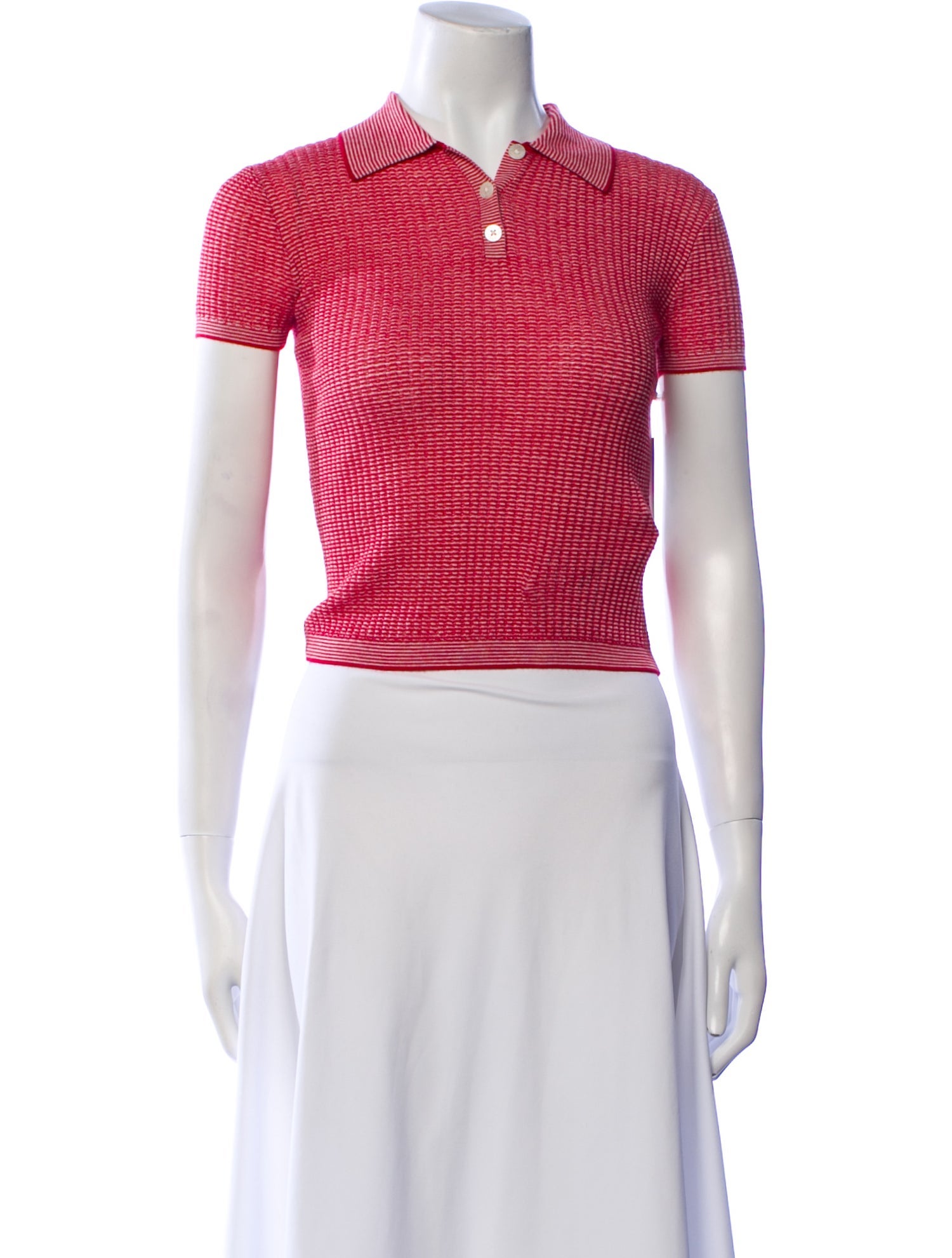 Guest in Residence Cashmere Striped Polo w/ Tags