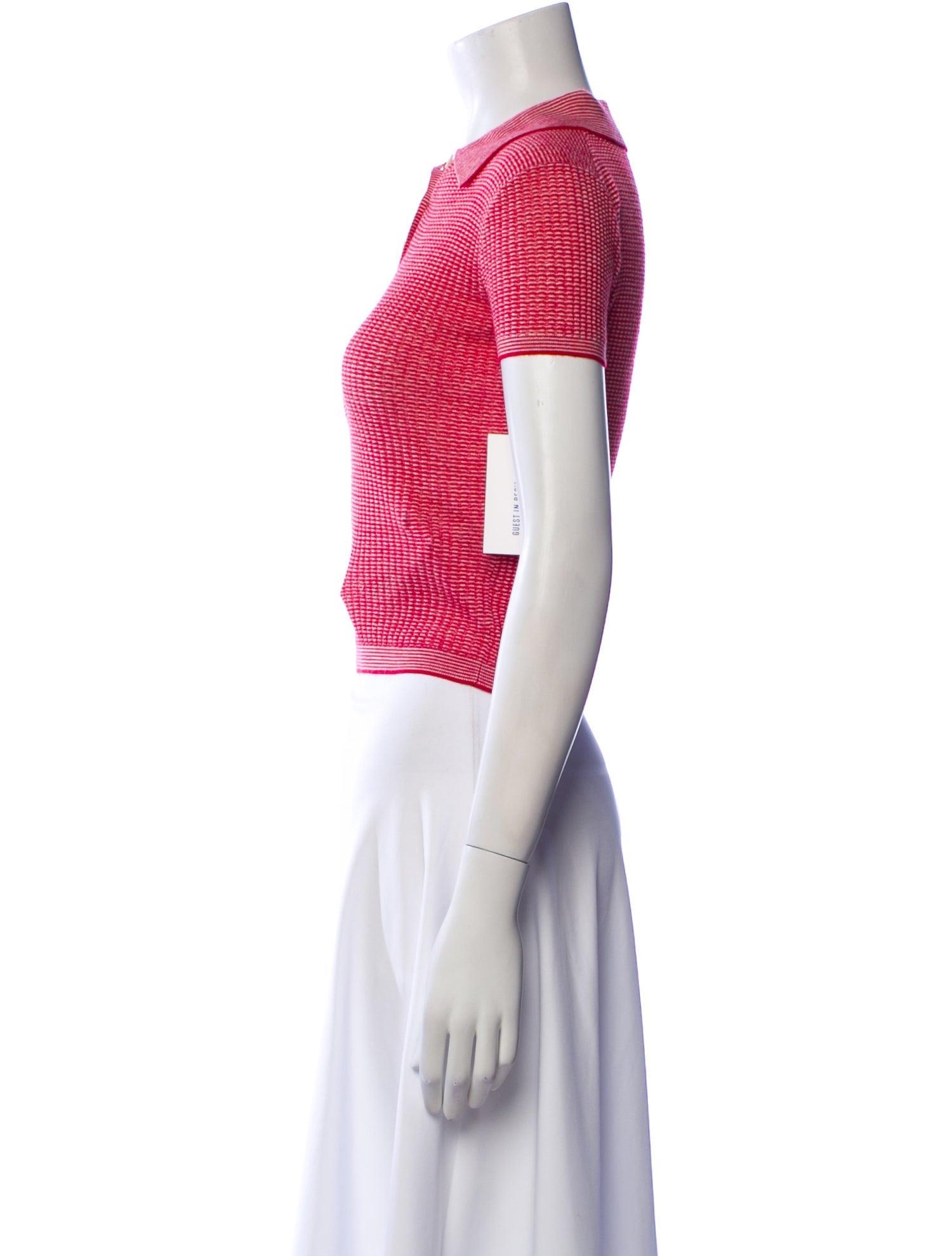 Guest in Residence Cashmere Striped Polo w/ Tags