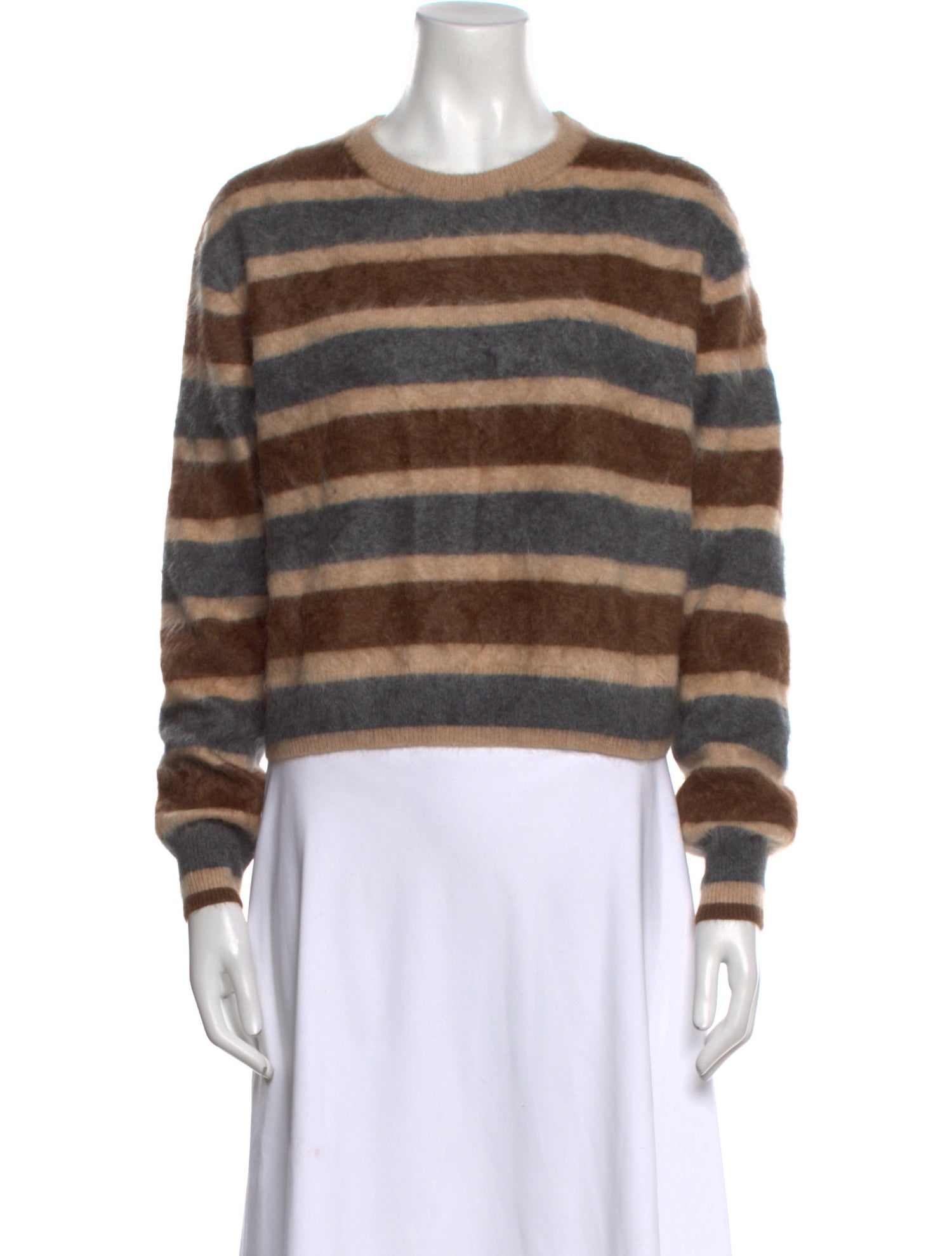 Guest in Residence Cashmere Striped Sweater