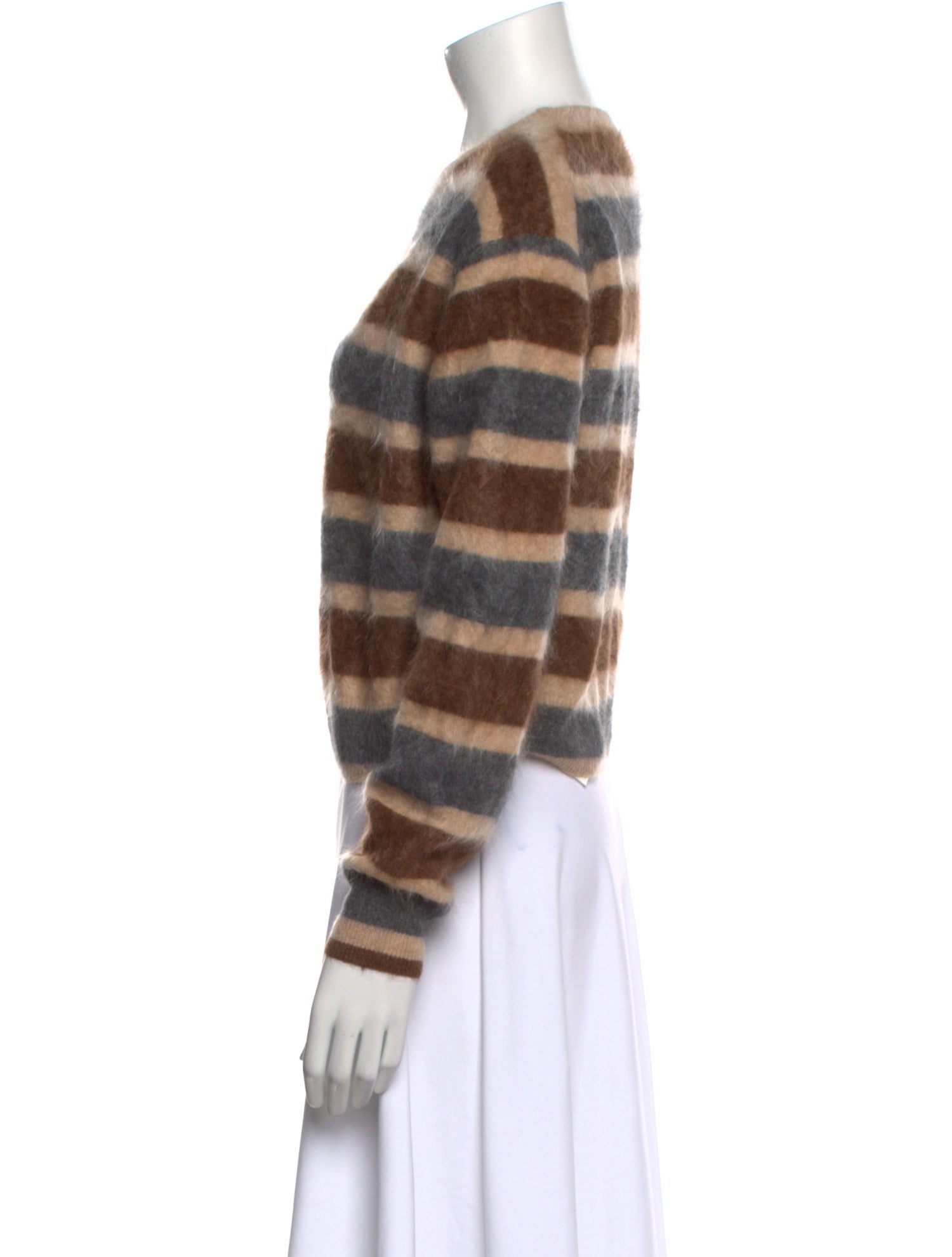 Guest in Residence Cashmere Striped Sweater