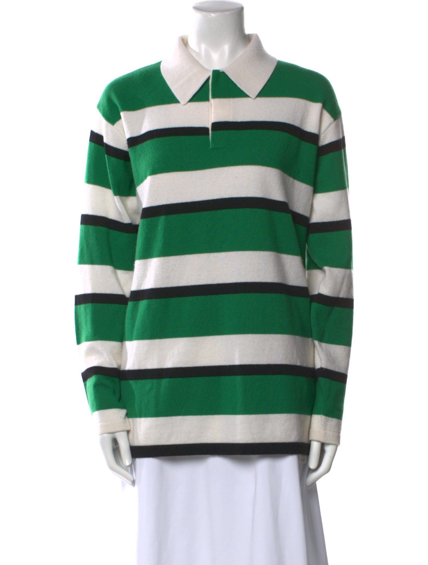 Guest in Residence Cashmere Striped Sweater