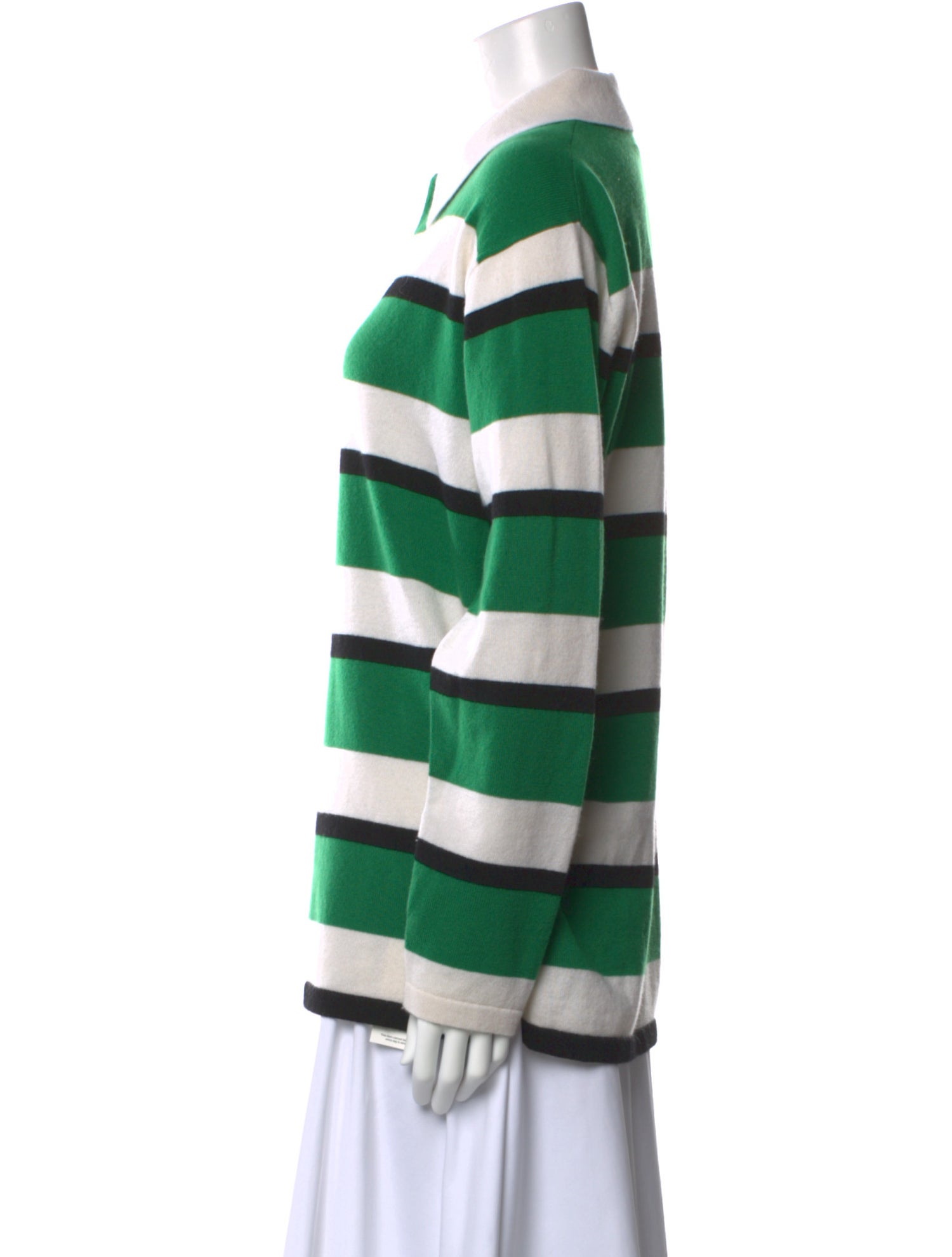 Guest in Residence Cashmere Striped Sweater