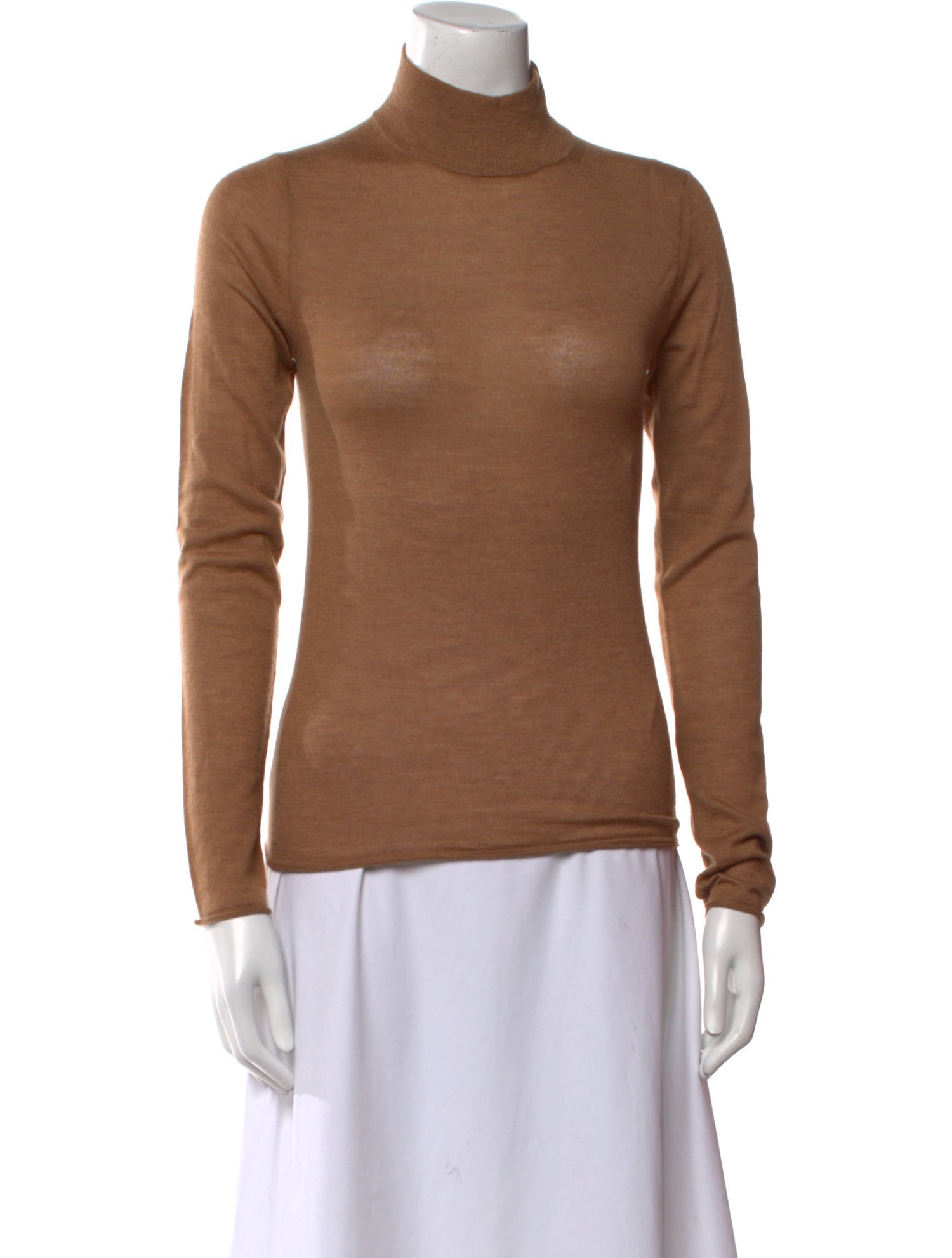 Guest in Residence Cashmere Turtleneck Top