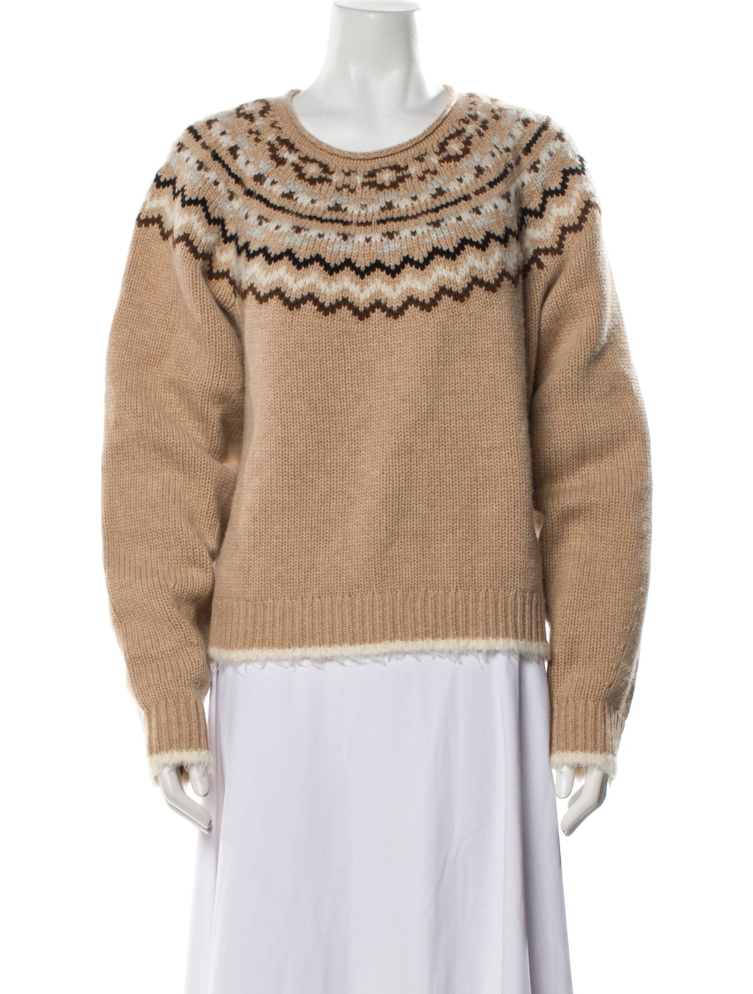 Guest in Residence Wool Printed Sweater